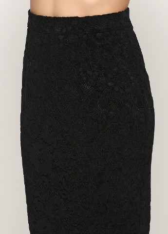 Черная кэжуал однотонная юбка ZUBRYTSKAYA карандаш