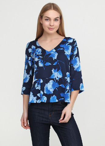 Темно-синя демісезонна блуза Minimum