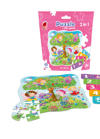 Пазлы в дой-пак упаковке 2 в 1 «Феи» RK1140-02 Roter Kafer (255345040)