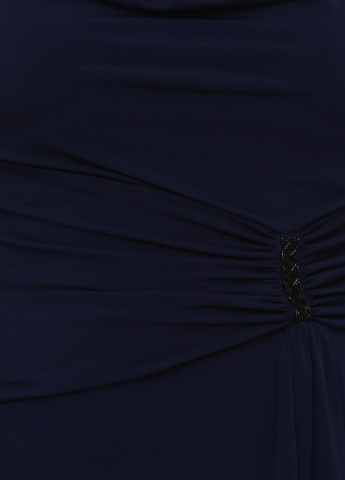 Темно-синя вечірня сукня Colebrooke однотонна