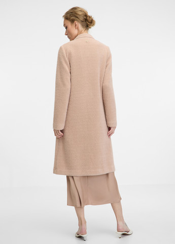 Бежевое демисезонное Пальто двубортное Orsay