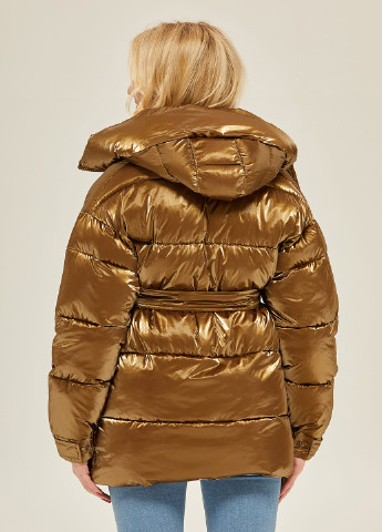 Темно-золотистая зимняя куртка MN