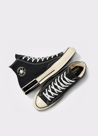 Черные кеды Converse CHUCK 70 с логотипом