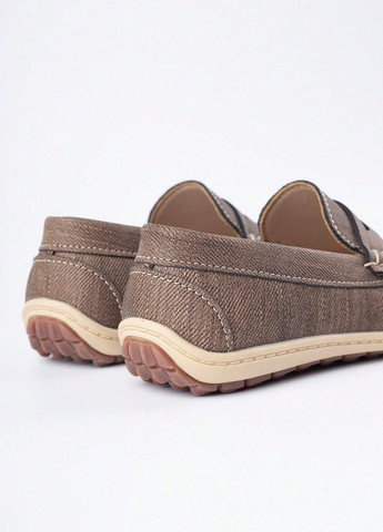 Серо-бежевые мокасины SHEIN без шнурков