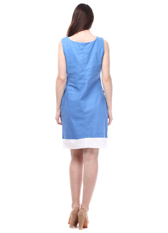 Синее кэжуал платье Ravol