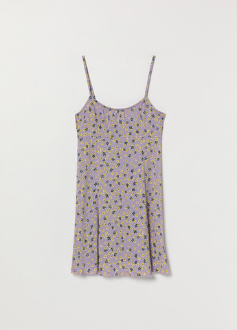 Фіолетова кежуал сукня кльош Lefties з квітковим принтом