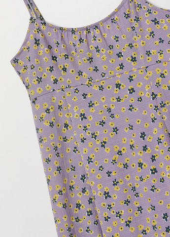 Фіолетова кежуал сукня кльош Lefties з квітковим принтом