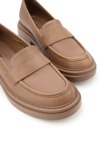 Respect Туфли лоферы бежевый з натуральная кожа, украина — демисезон (306619597)