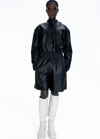 Шорти шкіряні H&M Studio (358926216)