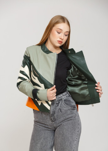 Черная демисезонная куртка разноцветный Sacha Pacha