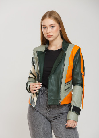 Черная демисезонная куртка разноцветный Sacha Pacha