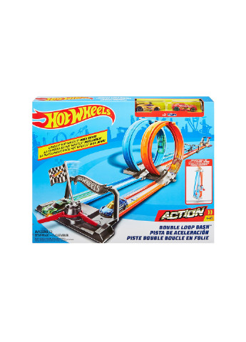 Портативный трек "Двойная петля" Hot Wheels GFH85 (255259549)