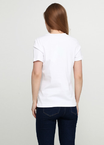 Белая летняя футболка Brandtex Collection