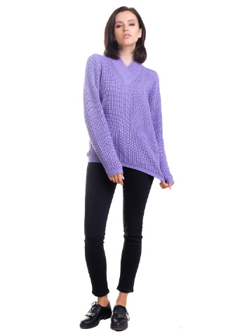 Лавандовый демисезонный пуловер пуловер Bakhur