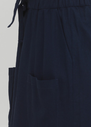 Темно-синяя кэжуал однотонная юбка Arefeva