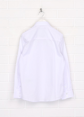 Белая классическая рубашка однотонная Cool Club by SMYK