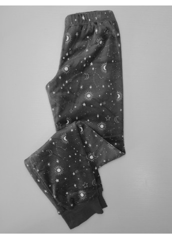 Сіра зимня піжама (лонгслів, штани) C&A