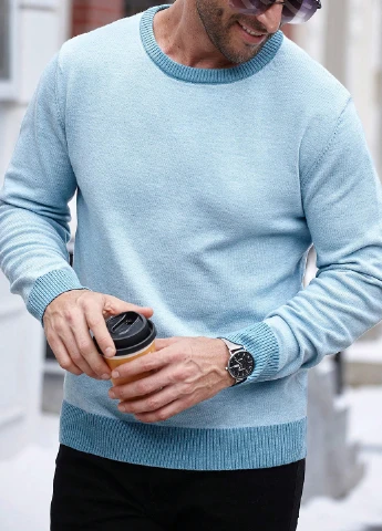 Голубой демисезонный джемпер джемпер SHEIN