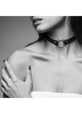 Чокер из экокожи Maze – Single Choker Black Bijoux Indiscrets (255247598)