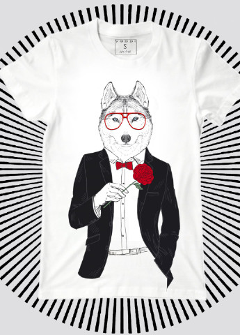 Белая футболка мужская YAPPI