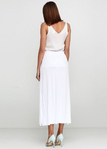 Белая кэжуал однотонная юбка Fashion