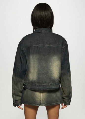 Комбінована демісезонна куртка SHEIN