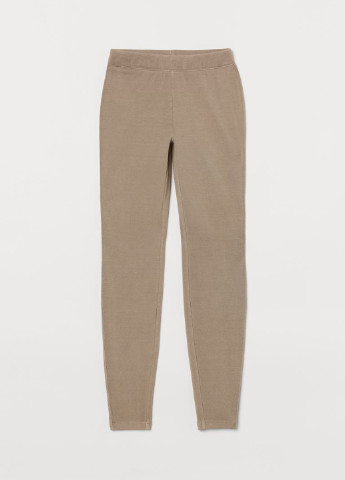 Бежевые демисезонные леггинсы H&M