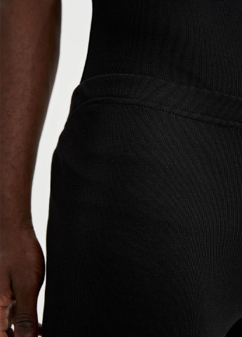 Черные домашние демисезонные зауженные брюки DeFacto