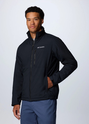 Черная демисезонная куртка Columbia