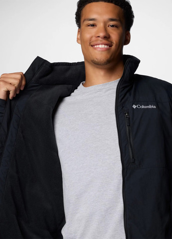 Черная демисезонная куртка Columbia