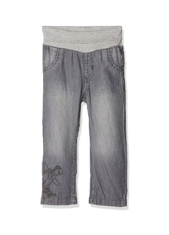 Темно-серые джинсовые демисезонные прямые брюки S.Oliver