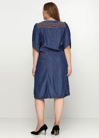 Синя джинсова плаття, сукня Giani F з малюнком