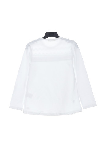 Белая однотонная блузка Breeze демисезонная
