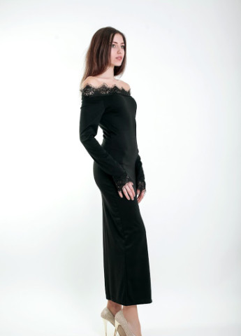 Чорна кежуал жіноче плаття подіум viola чорний Podium однотонна