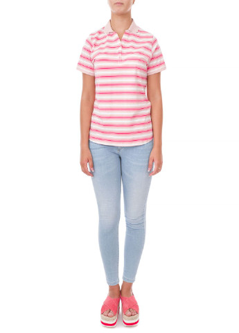 Розовая женская футболка-поло E-Bound