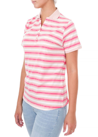 Розовая женская футболка-поло E-Bound