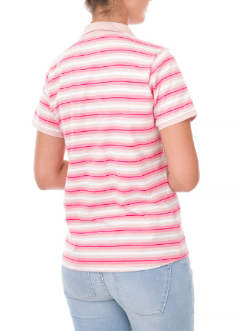 Розовая женская футболка-поло E-Bound