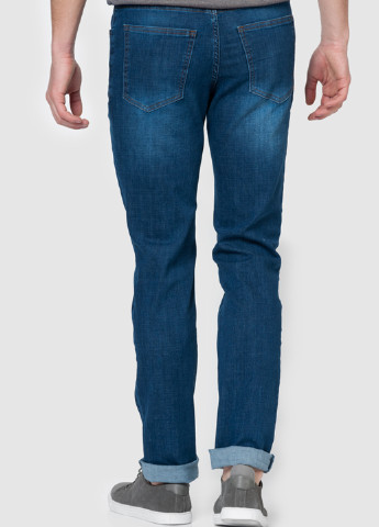 Синие демисезонные зауженные джинсы Arber
