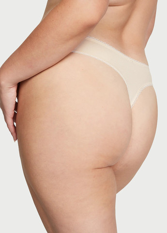 Бежевый демисезонный комплект (бюстгальтер, трусики) Victoria's Secret