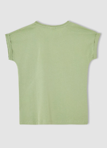 Светло-зеленая всесезон пижама (футболка, брюки) футболка + брюки DeFacto