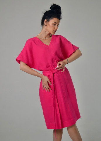 Фуксинова (кольору Фукія) кежуал сукня MiNiMax однотонна