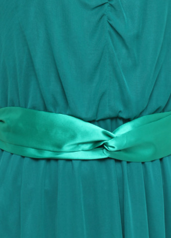Зеленое кэжуал платье Even&Odd однотонное