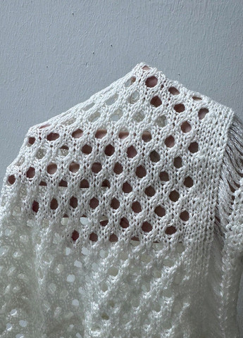 Білий літній комплект (топ, спідниця) SHEIN