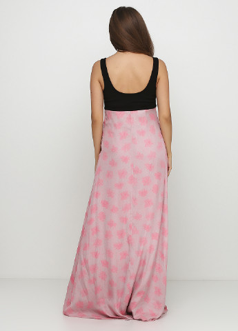Розовое вечернее платье Silvian Heach с абстрактным узором