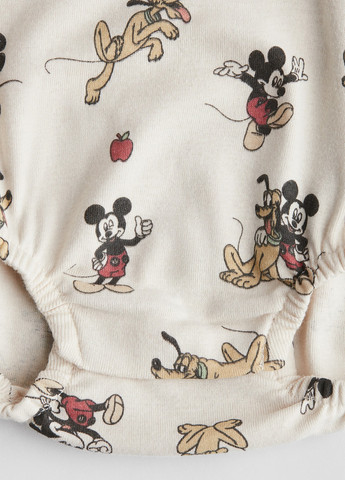 Светло-бежевый демисезонный комплект (боди, брюки) H&M