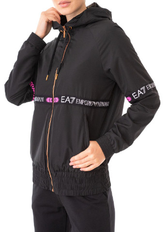 Черная летняя куртка ARMANI EA7