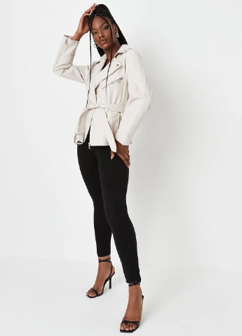 Молочная демисезонная куртка Missguided