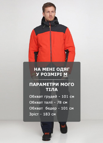 Красная зимняя куртка лыжная Icepeak