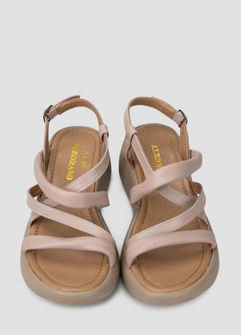 Пудровые босоножки Alromaro с ремешком