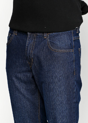 Синие демисезонные со средней талией джинсы Gap